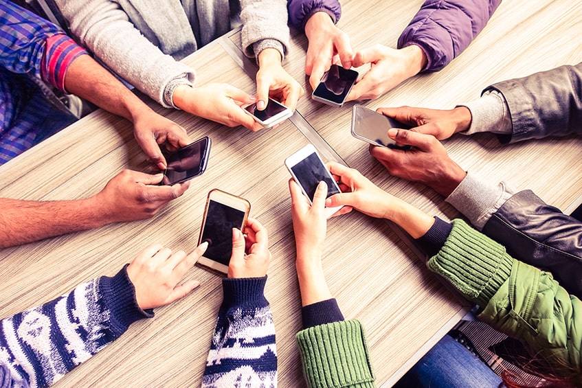 Facebook on a Mobile Device