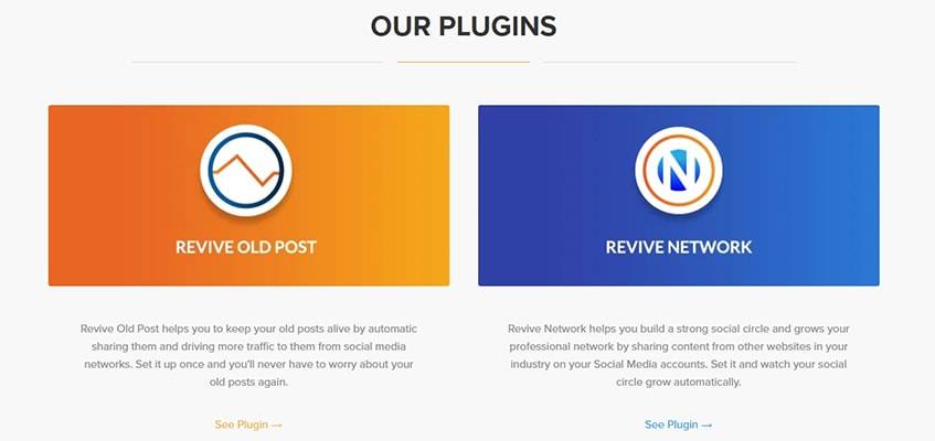 Revive Social Plugins