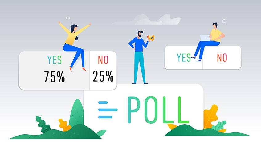 Throw up Interactive Polls