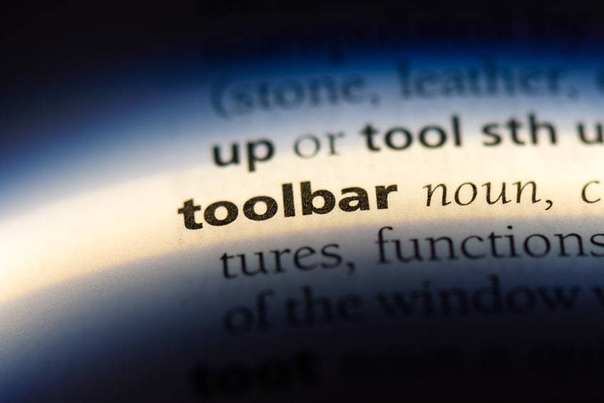 Toolbar to Strikethrough