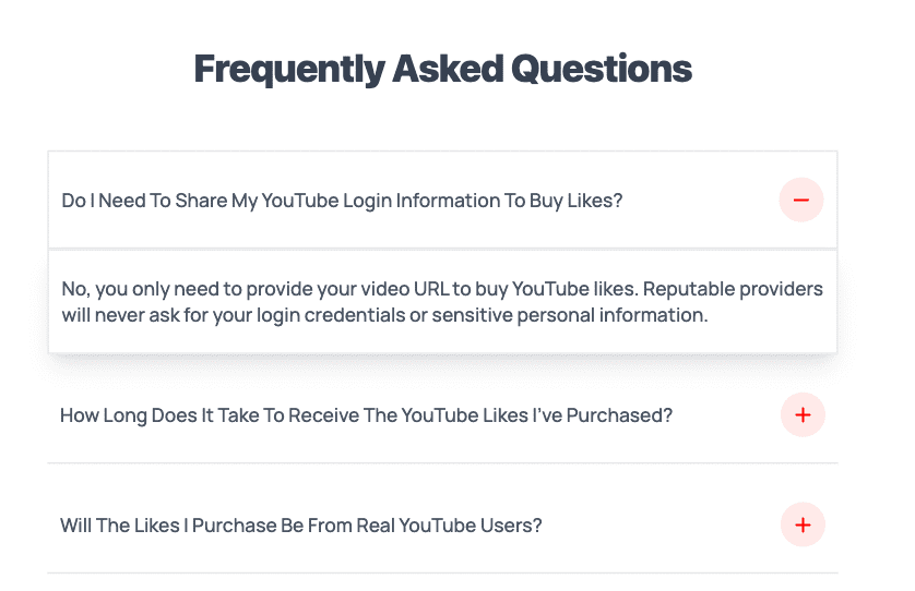 YouTube likes stormviews faqs