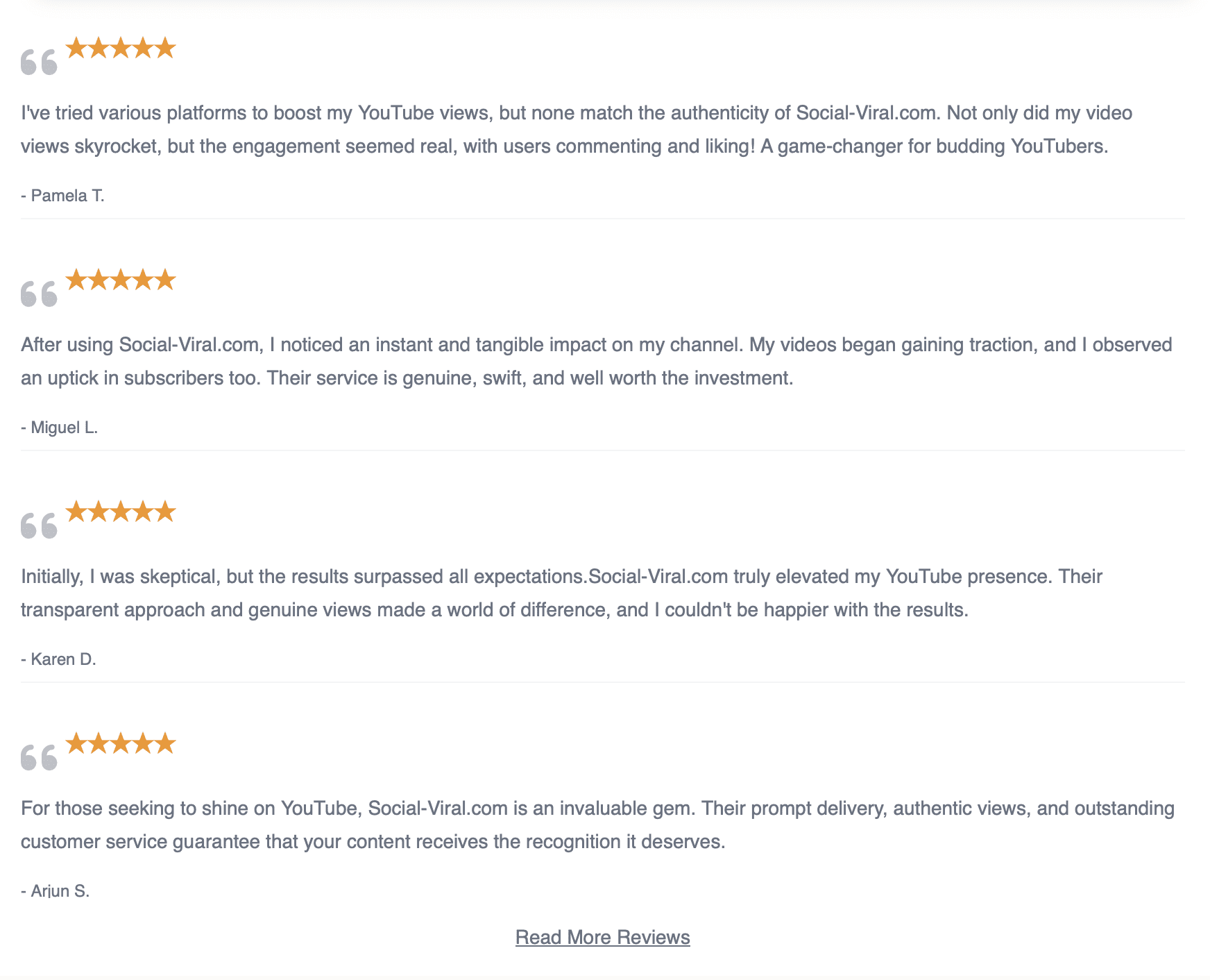 sv reviews