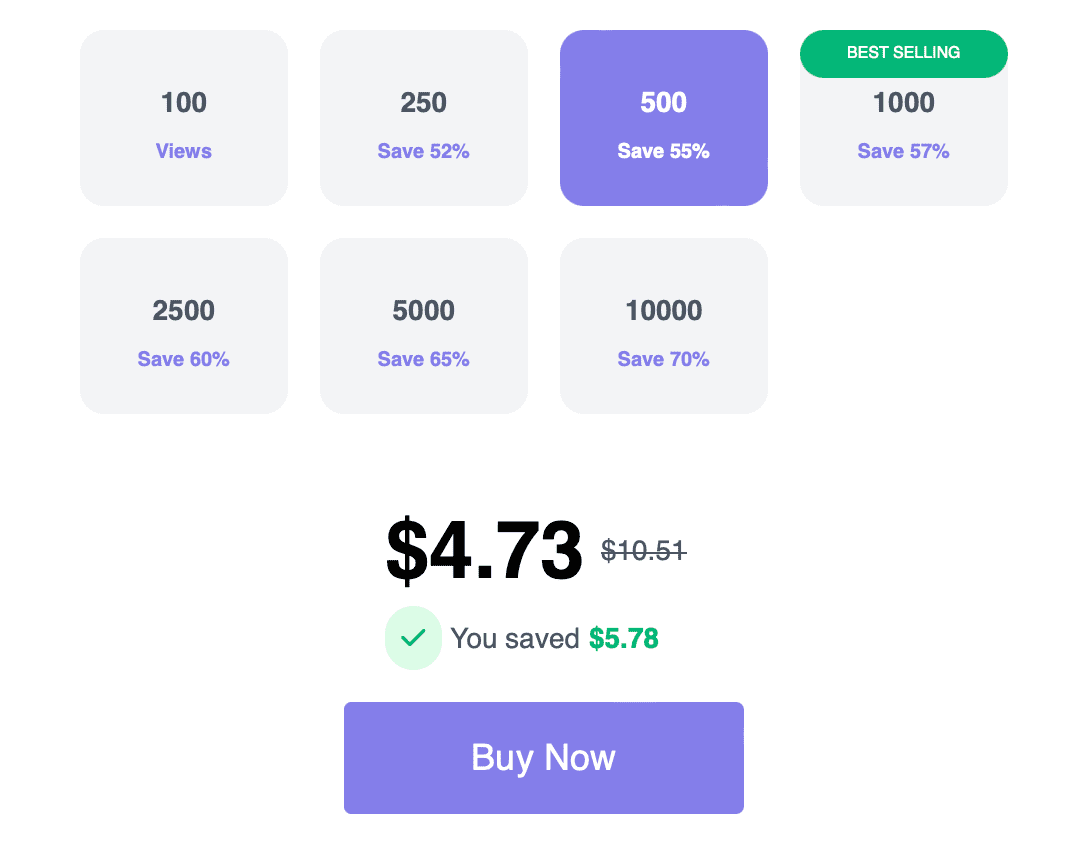 stormlikes Facebook views prices